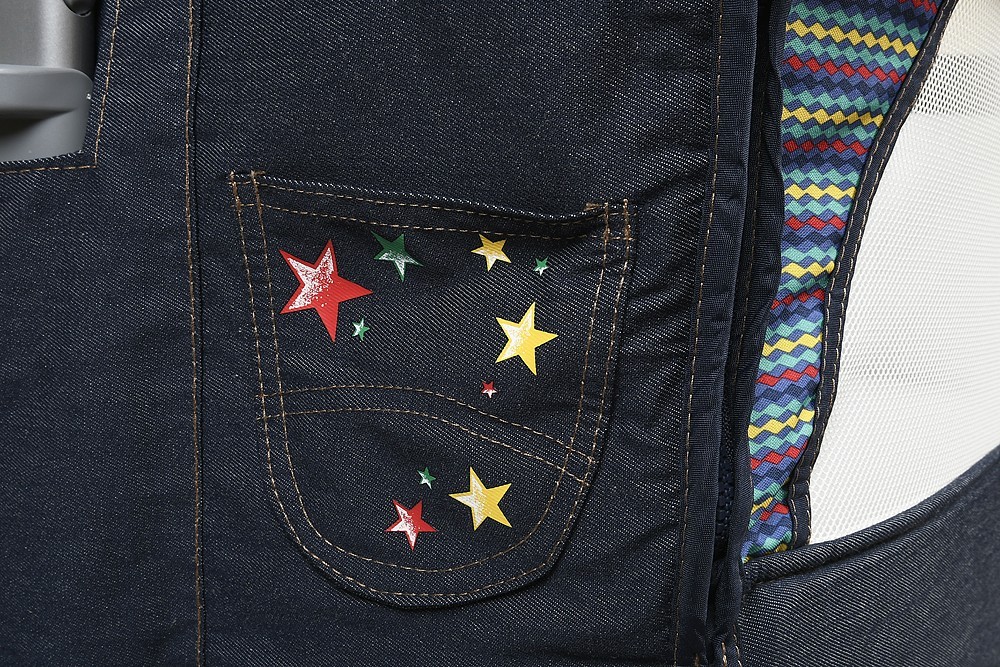 denim next to me crib