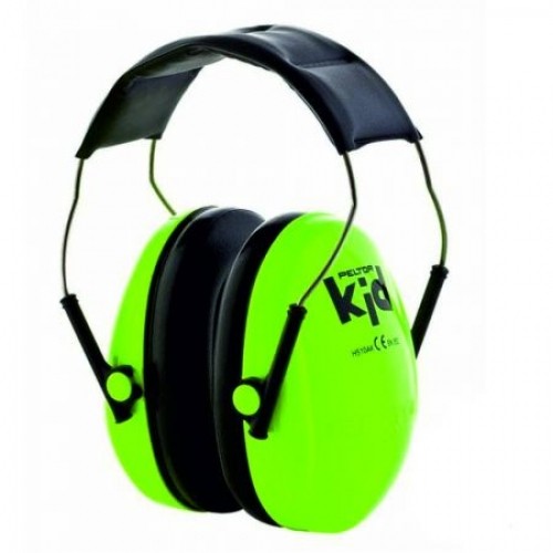 Casti de protectie auditiva pentru copii Peltor Kid, verde neon