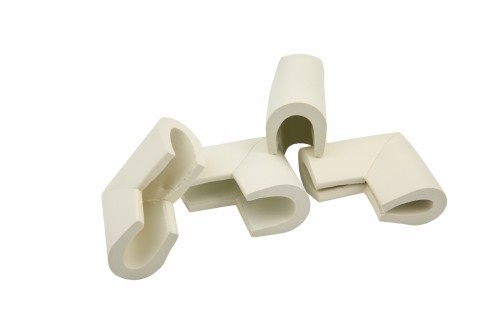 Set 4 coltare in forma U, 3.5x0.7x6 cm 