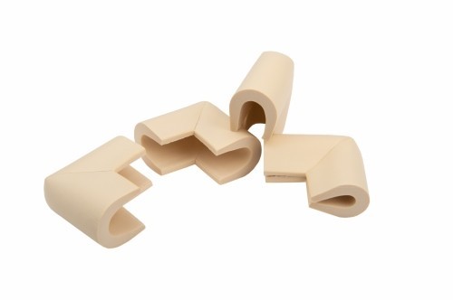 Set 4 coltare in forma U, 3.5x0.7x6 cm 