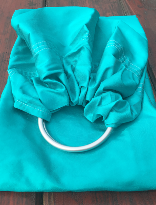  Silk Sling with Turquoise Rings